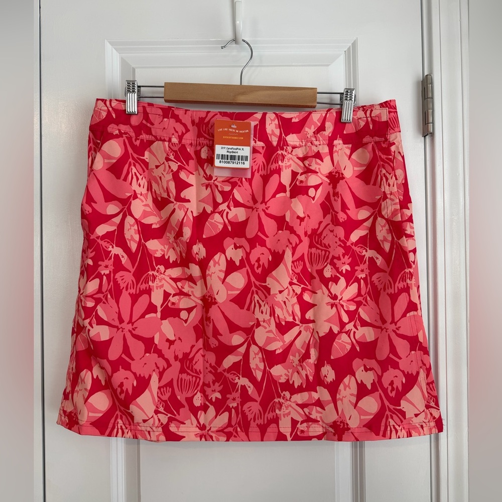 RipSkirt Hawaii Length 2 Wrap Skirt Camo Floral Pink NWT Size XL